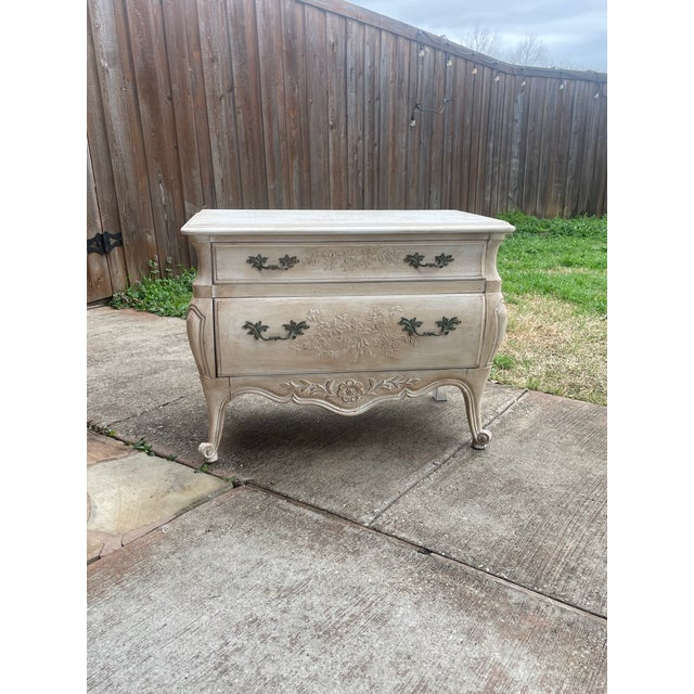 Wood John Widdicomb French Provincial Louis XV Commode For Sale - Image 7 of 9