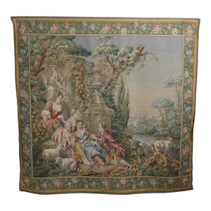 French Needlepoint Hanging Tapestry