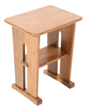 Art Deco Modernist Oak Side Table by Bas van Pelt for My Home Den Haag, 1930s
