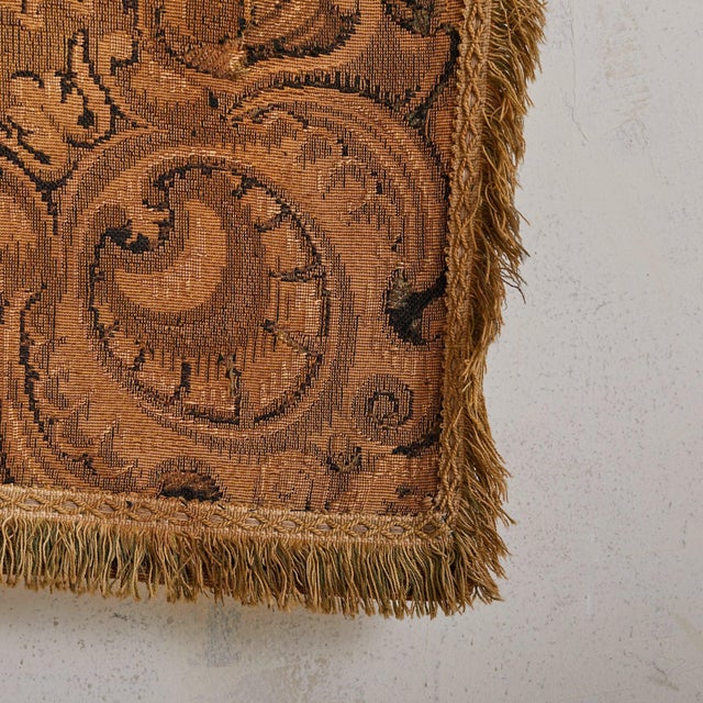 19th Century French Woodland Tapestry with Hunting Dogs For Sale - Image 9 of 11