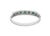 14k White Gold Turquoise Diamond Bangle For Sale In New York - Image 6 of 8