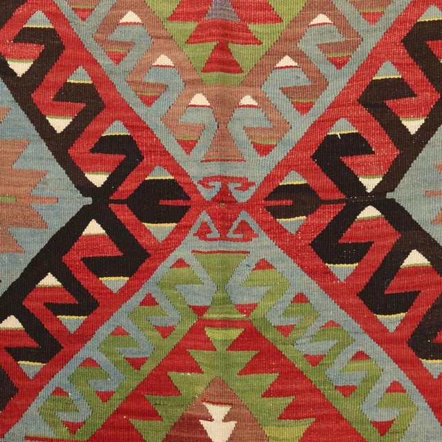 Middle Eastern Kilim Rug For Sale - Image 5 of 9