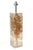 Modern 1970's Vintage French Lucite Column Table Lamp With Copper and Gold Leaf by Romeo Paris For Sale - Image 3 of 10
