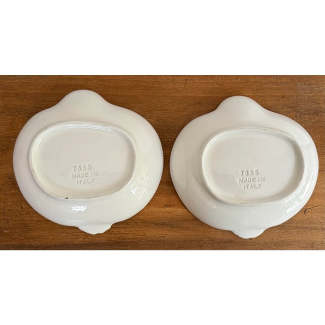 1980s Italian Sprouted Garlic Bowls, a Pair For Sale - Image 6 of 7