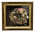 Antique Victorian Wax Flower Floral Mourning Wreath Shadow Box Wall Frame Oddity For Sale