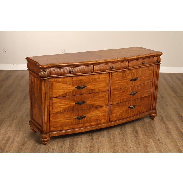 Quality Schnadig Kaleidoscope Elite Dresser. Features Striking Bookmatched And Geometric Veneer Drawer Fronts Creating A...