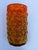 Blenko, Wayne Husted Tangerine Bubble Vase. Vibrant Orange gradient to yellow/ gold coloring. Stunning in the sun lite....