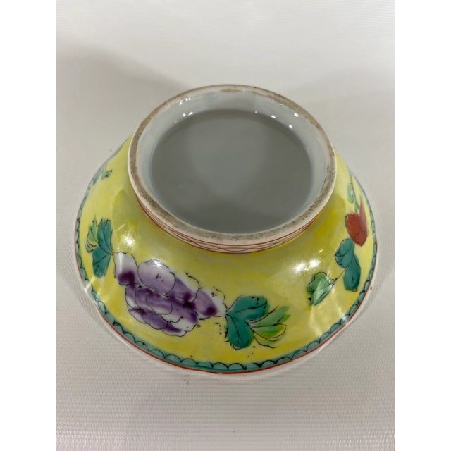Antique Mid 19th Century Chinese Famille Rose Bowl For Sale - Image 6 of 8