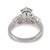 Early 21st Century Gia 3.34 Carat No Heat Sapphire Diamond Platinum Engagement Ring, Size 7.25 For Sale - Image 5 of 7