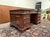 English Chesterfield Desk with Green Leather Top For Sale - Image 5 of 18