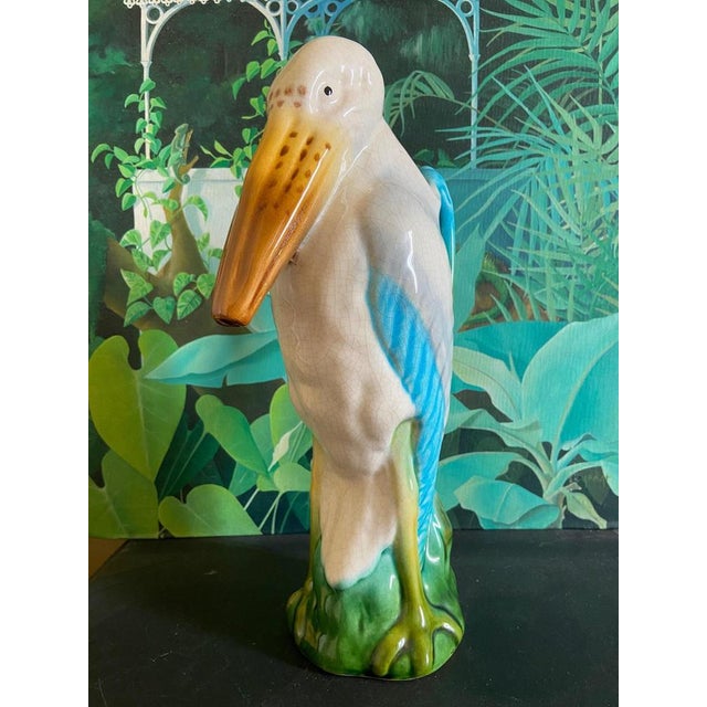 Majolica Absinthe Pitcher by Saint Clément, 1900s For Sale - Image 3 of 9