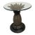 1980s Joan Collins Pineapple Table With Glass Top For Sale