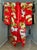 Mid 20th Century Vintage Red Brocade With Flying Cranes Japanese Ceremonial Kimono For Sale - Image 5 of 18