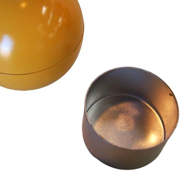 1960s Yellow Double Ball Barbell Desk Table Lamp by George Kovacs, Unsigned For Sale - Image 10 of 10