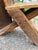 Brown Vintage Primitive Live Edge Slab Stargazer Viking Chair (47x12) For Sale - Image 8 of 18