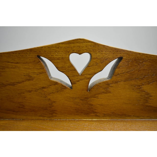 Crafters and Weavers Mission Bookcase / Curio Cabinet - Michael's Cherry For Sale In Chicago - Image 6 of 9