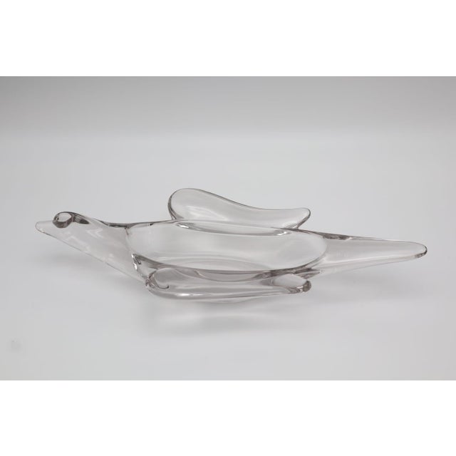 Mid-Century Sculptural Crystal Bird Vide-Poche from Vannes, 1960s, in Very Good conditions. Designed 1960 to 1969 I have...