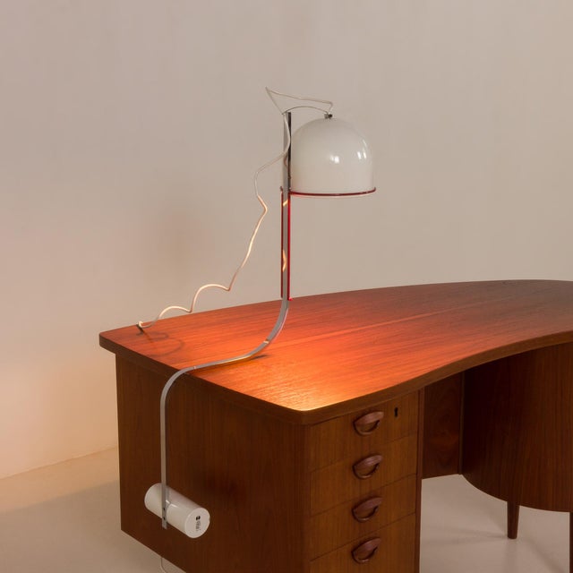 Ofelia Desk Lamp by Pio Luigi Brusasco and Giovanni Torretta for Luci Milano, 1970s For Sale - Image 4 of 15