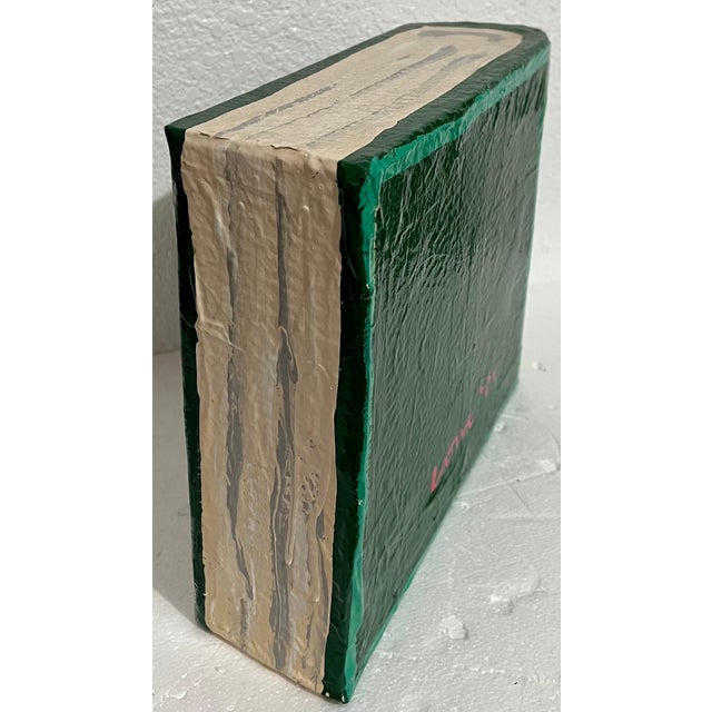 Jean Lowe, Book Sculpture Paper Mache Enamel Painting Jean Lowe Please Don't Eat Daisy For Sale - Image 12 of 18