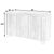 Modern Genoa 60 in. W Rectangular Wood Sideboard with Interior Cabinet Storage, Light Oak For Sale - Image 3 of 9