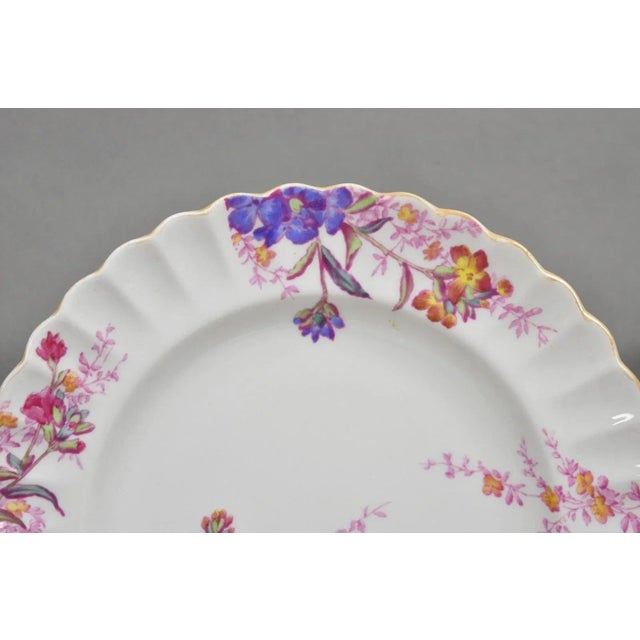 White Mid 20th Century Spode England "Chelsea Garden" Bone China Porcelain Dinner Set of 51 Pc For Sale - Image 8 of 13