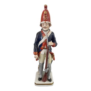 Vintage Sitzendorf Military Figure "Garde Grenadier 1770" For Sale
