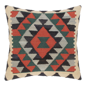 Shabby Chic Turkish Chance Hand Woven Kilim Throw Pillow