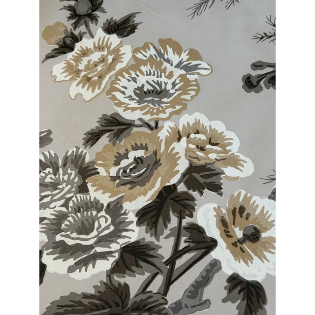 Schumacher Fabric 174453 | Pyne Hollyhock, Grisaille - Schumacher Fabric 2 yards PATTERN NUMBER 174453 BRAND Schumacher...