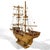 Wood Wooden Model Sailing Ship by J. Romero For Sale - Image 7 of 13