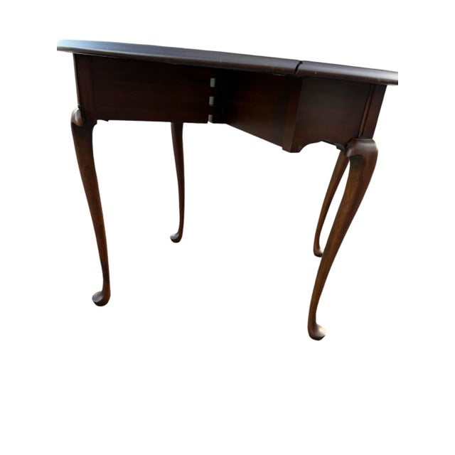 Late 20th Century Harden Sleepy Hollow Restorations Drop Leaf Gate Leg Occasional Table For Sale - Image 10 of 12