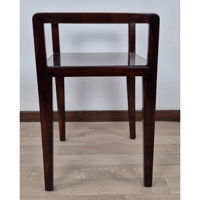 Minimalist Art Deco Vanity Nightstand, 1940s For Sale - Image 6 of 16