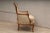 French 1980s Vintage French Louis XV Style Walnut Armchair For Sale - Image 3 of 7