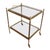1940s Neoclassical Style Brass Drinks Trolley with Removable Trays For Sale