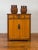 Chinese Antique Elm Two-Toned Cabinet with Cut Bronze Hardware and Yellow Patina For Sale In New York - Image 6 of 13