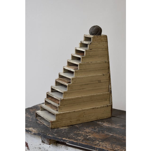 Vintage Folk Art Graduated Shop Bag Stand, Circa 1940s For Sale - Image 4 of 15