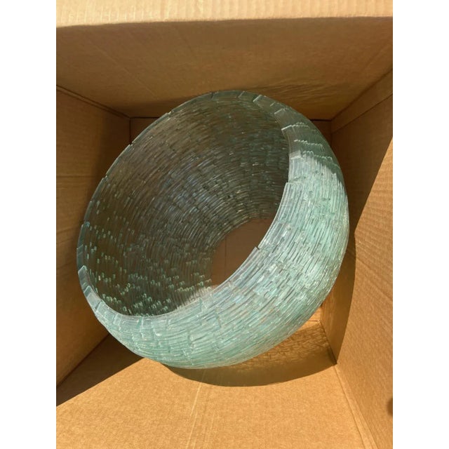 2010s Gundi Stacked Glass Shard Planter Sculpture Bowl For Sale - Image 5 of 8