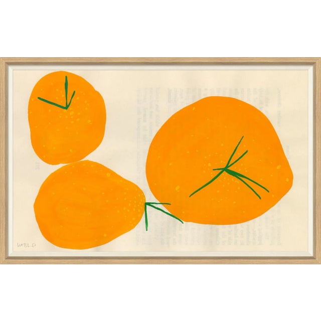 Contemporary Persimmon Art Print by Susan Hable For Sale - Image 3 of 3