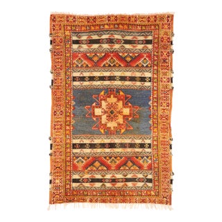 Vintage Turkish Oushak Rug - 04'09 X 07'04 For Sale