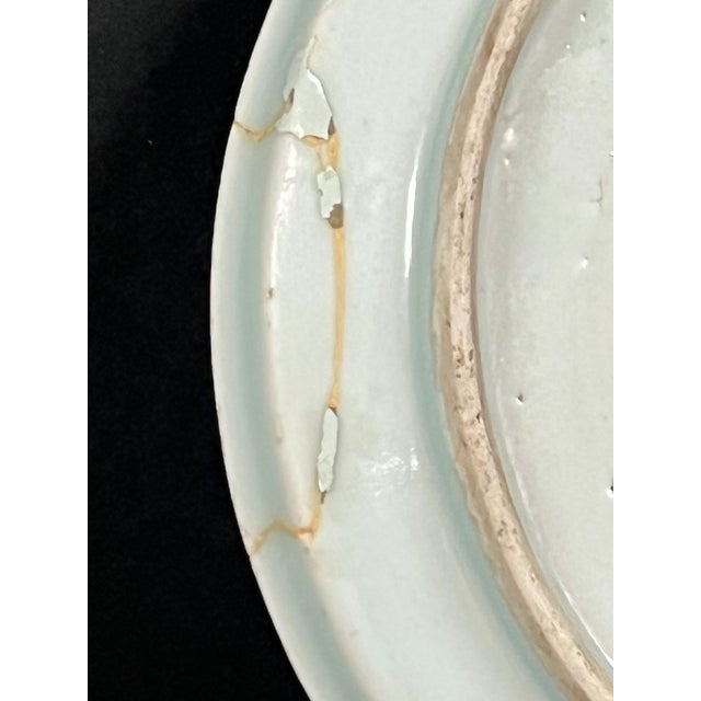Ceramic Chinse Art Porcelain Blue and White Plate For Sale - Image 7 of 11