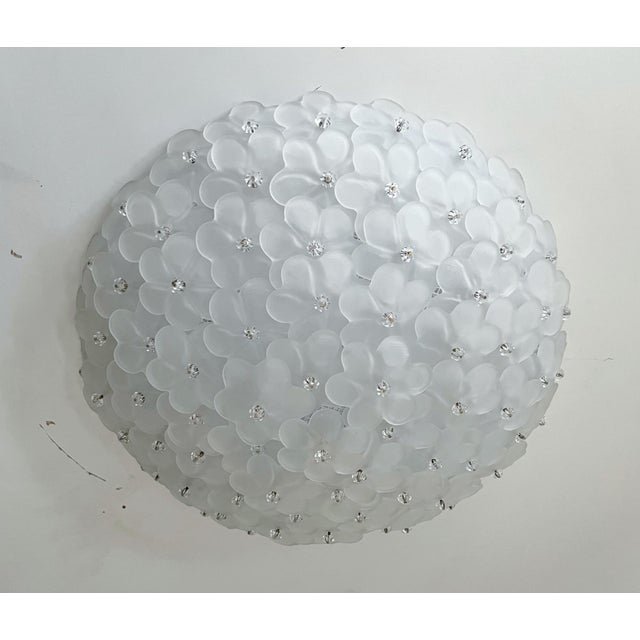 Italian 21st Century Murano Millefiori Flush Mount by Fabio LTD For Sale - Image 3 of 7