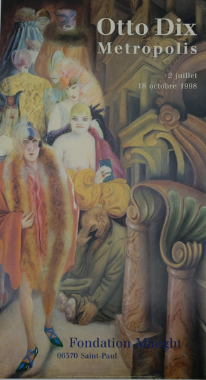 Metropolis The Big City Poster attributed to Otto Dix