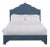 Clementine Full/Double Bedframe, Navy Linen For Sale