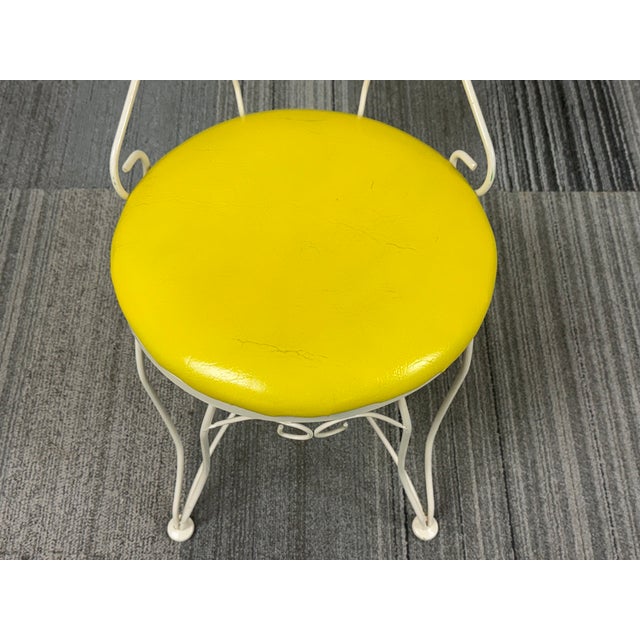 Mid-Century Wrought Iron Bistro Table & Chairs by Syd Leach For Sale In Saint Louis - Image 6 of 8