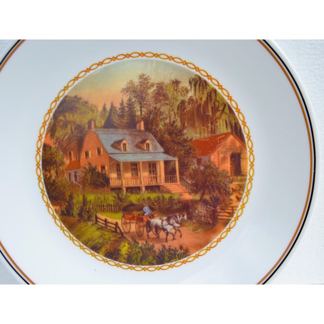 1987 Corelle Limited Edition plate 'Summer Scene' plate from 1987 is part of a vintage collection, typically measuring...