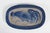 Large Mid-Century Danish Oblong Ceramic Decorative Platter in Blue and Grey from Thomas Toft, 1960s For Sale - Image 6 of 6