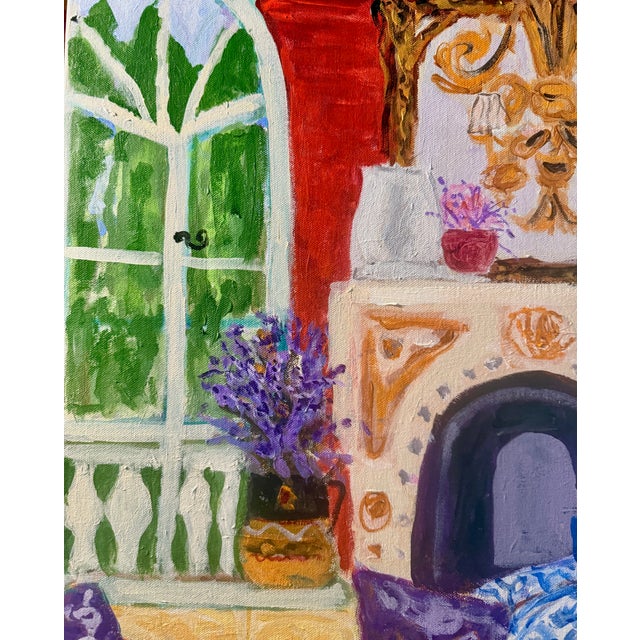 Impressionist Somewhere in Provence, a Lavender Afternoon.... For Sale - Image 3 of 4