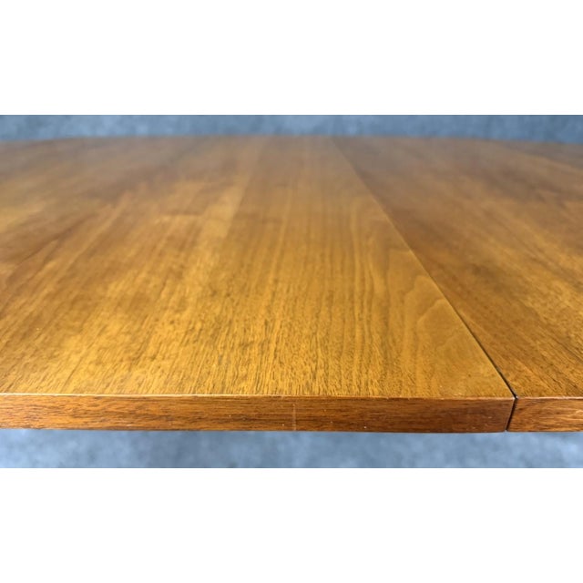 Mid-Century Modern Lane Tuxedo Bowtie-Inlaid Drop Leaf Dining Table For Sale - Image 13 of 15
