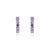 Not Yet Made - Made To Order Timeless Amethyst Solid Silver Earrings for Everyday Wear, A Pair For Sale - Image 5 of 9