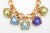 This theatrical and show stopper statement French necklace by Dominique Aurientis has 4 large balls of resin that are...