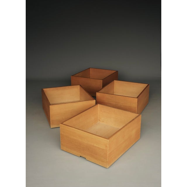 Storage Boxes in Beech Wood by Wim Den Boon, 1967, Set of 4 For Sale - Image 9 of 16